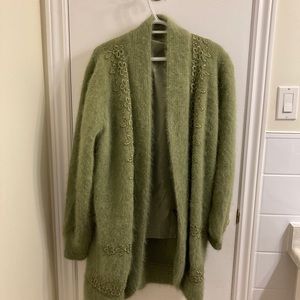 Vintage angora oversized cardigan